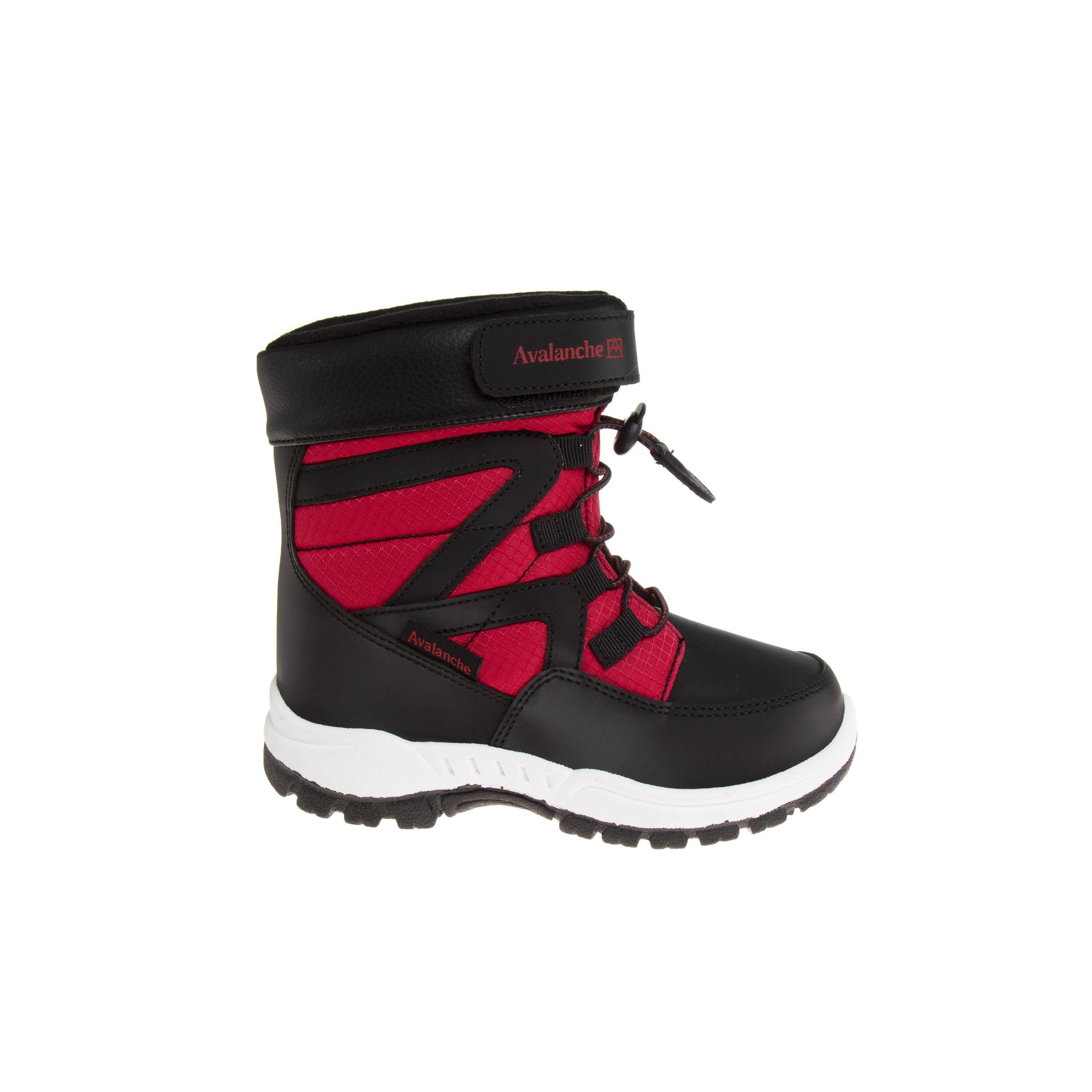 Avalanche Winter "Black/Red" Infant Boys' Snow Boot - BLACK/RED
